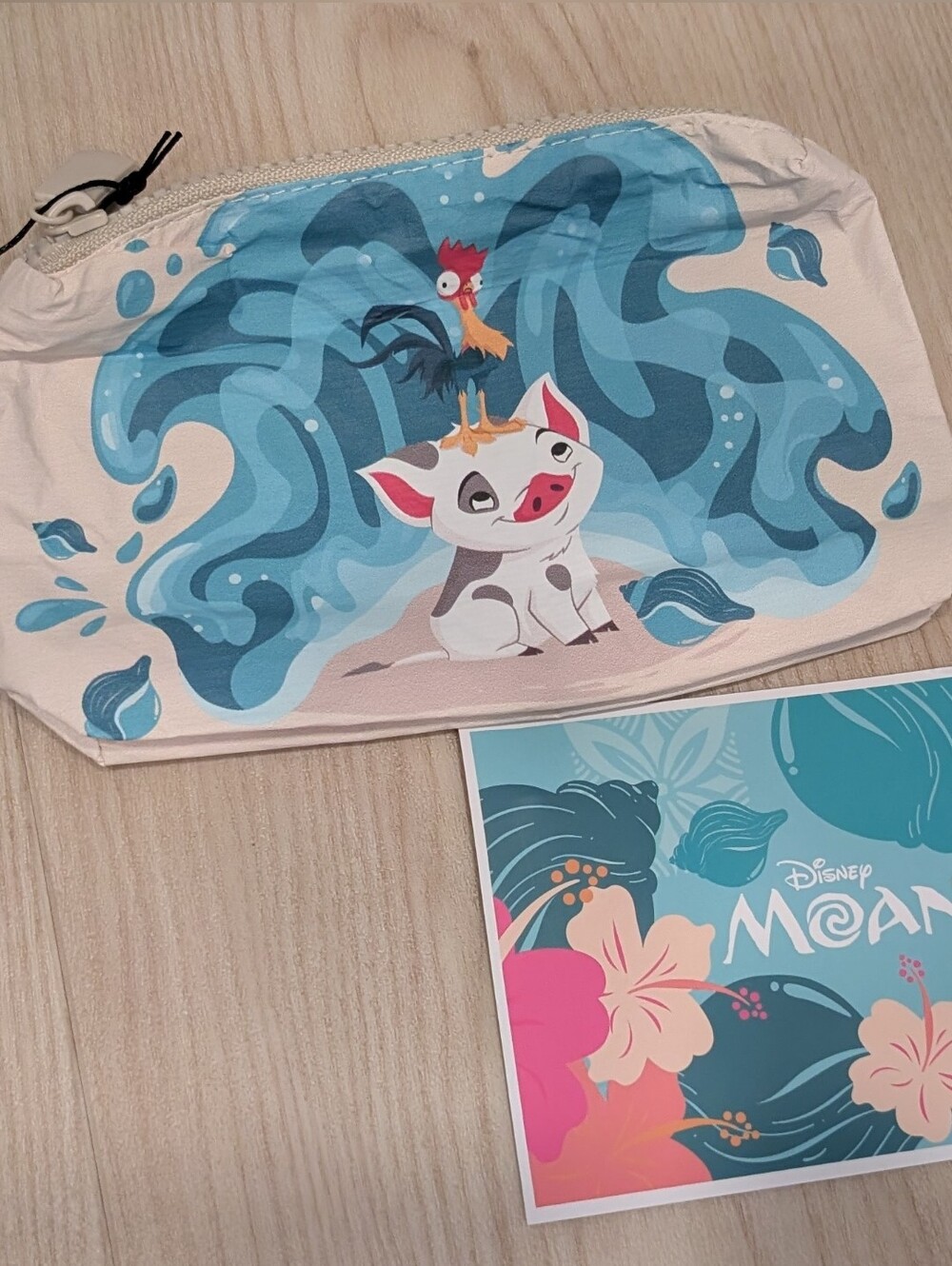 Aloha Collection Disney Moana Pua & Heihei Mini Splash Travel Pouch